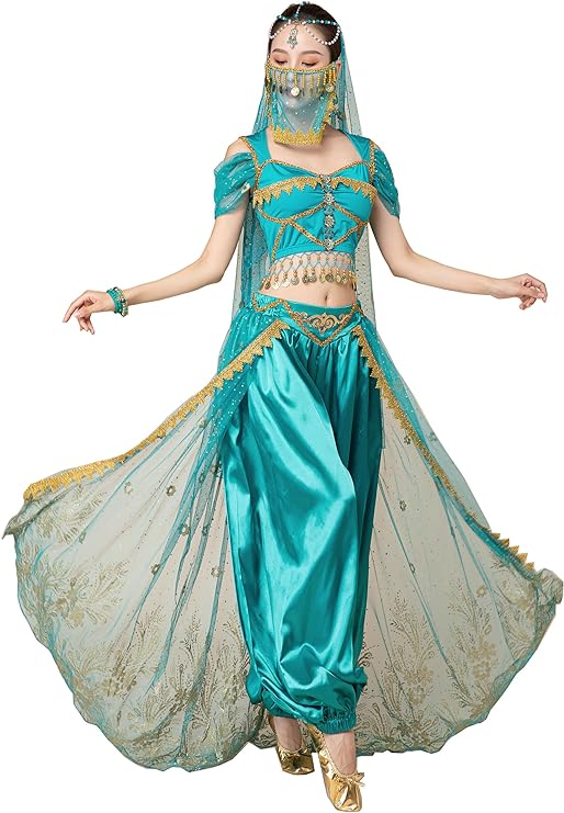 Aladdin-inspired belly dance costume