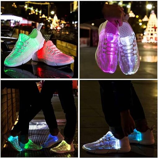 Fiber Optic LED Shoes Light Up Sneakers